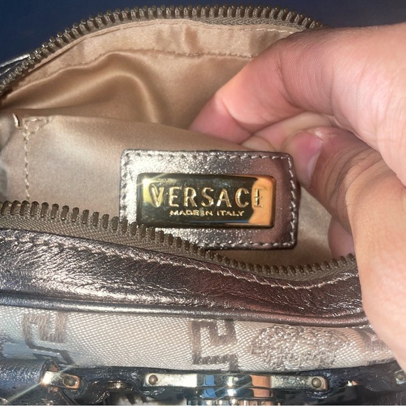 🔥Mini Versace🔥Medusa purse Vintage Versace bag Boston duffle bowler Y2k handbag - Picture 5 of 15
